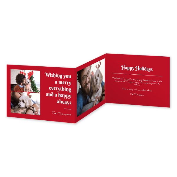 Double Folded Card Landscape 14,3 x 10 cm