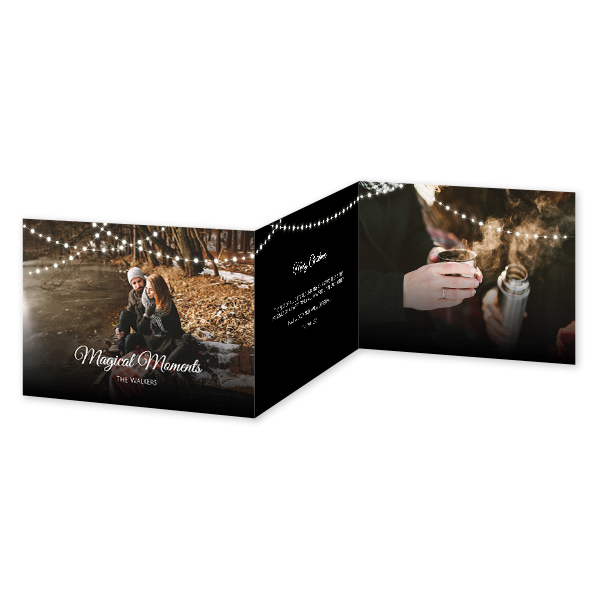 Dubbelgevouwen Kaart Liggend 14,3 x 10 cm Dubbelgevouwen Kaart Liggend 14,3 x 10 cm