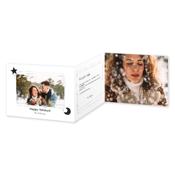 Dubbelgevouwen Kaart Liggend 14,3 x 10 cm Dubbelgevouwen Kaart Liggend 14,3 x 10 cm