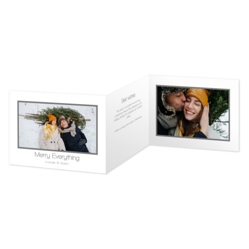 Doppelt gefaltete Grusskarte Querformat 14,3 x 10 cm Doppelt gefaltete Grusskarte Querformat 14,3 x 10 cm