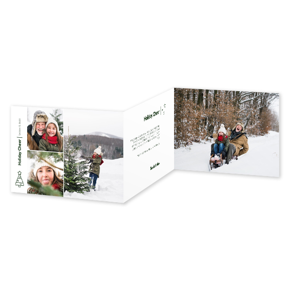 Double Folded Card Landscape 14,3 x 10 cm