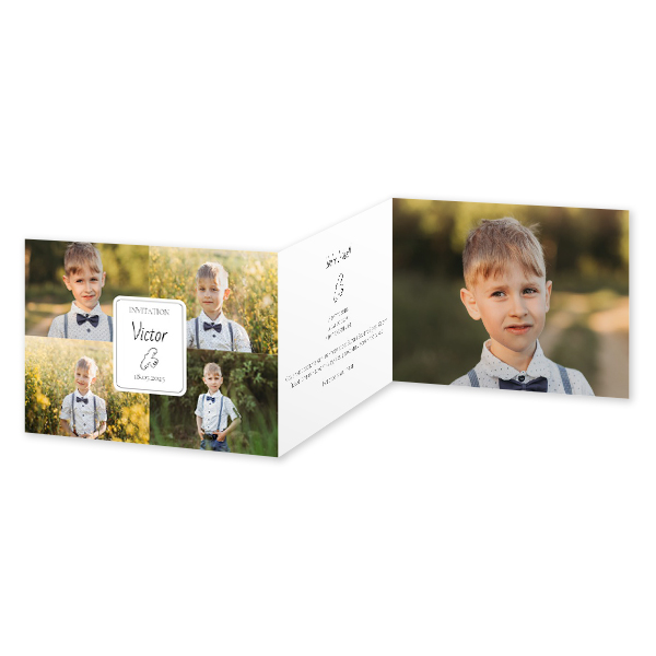 Dubbelgevouwen Kaart Liggend 14,3 x 10 cm Dubbelgevouwen Kaart Liggend 14,3 x 10 cm