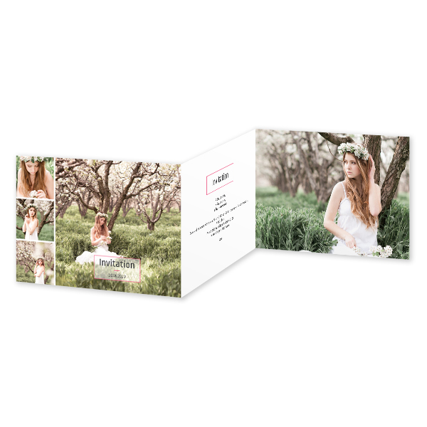 Fotokort 6 sider Landskab 14,3 x 10 cm