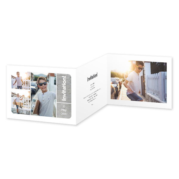 Double Folded Card Landscape 14,3 x 10 cm Double Folded Card Landscape 14,3 x 10 cm