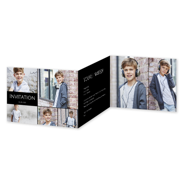 Double Folded Card Landscape 14,3 x 10 cm