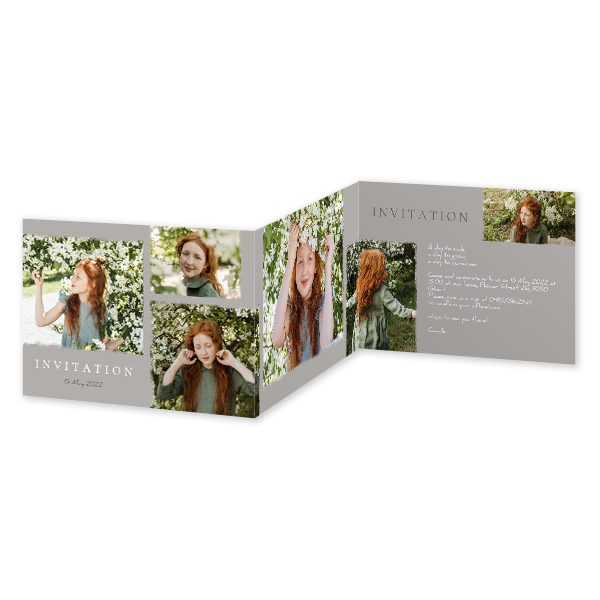 Double Folded Card Landscape 14,3 x 10 cm Double Folded Card Landscape 14,3 x 10 cm