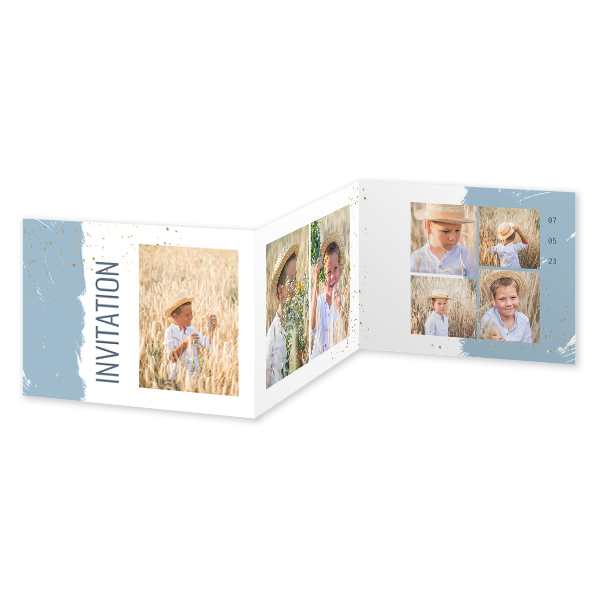 Double Folded Card Landscape 14,3 x 10 cm