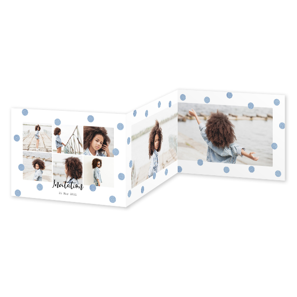 Fotokort 6 sider Liggende 14,3 x 10 cm