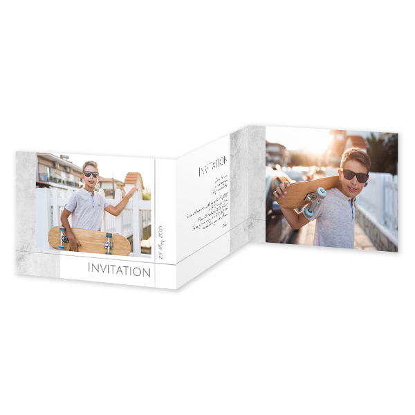 Double Folded Card Landscape 14,3 x 10 cm