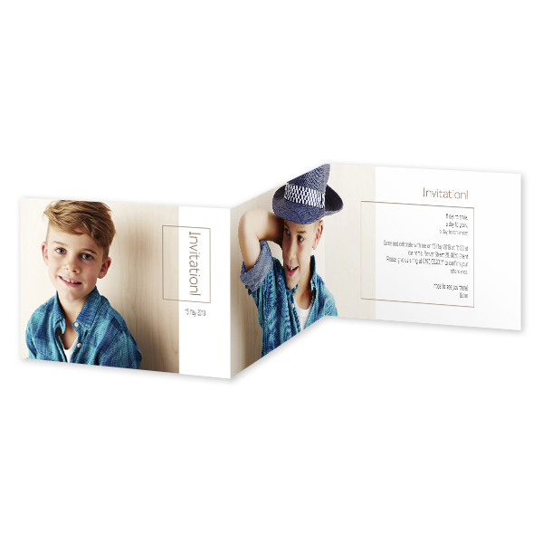 Double Folded Card Landscape 14,3 x 10 cm