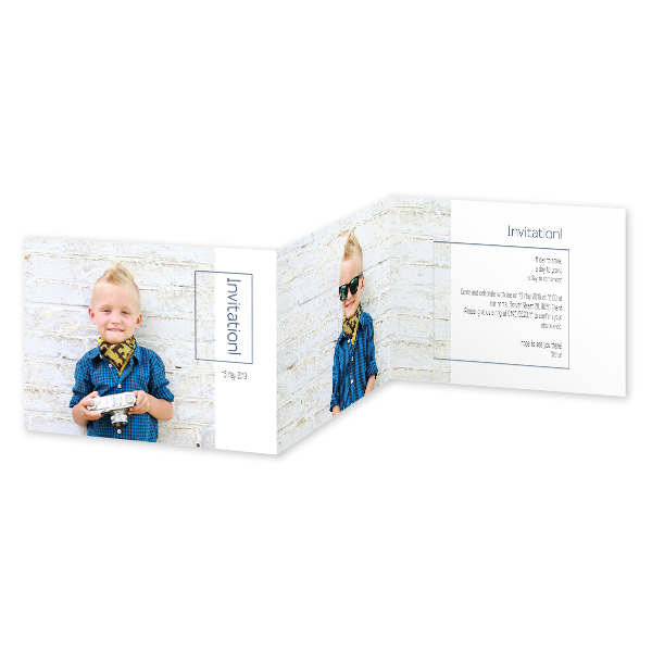 Double Folded Card Landscape 14,3 x 10 cm