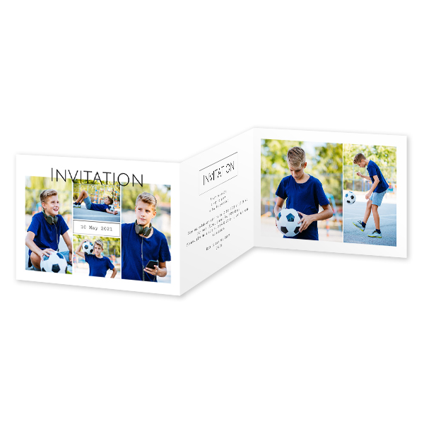 Double Folded Card Landscape 14,3 x 10 cm