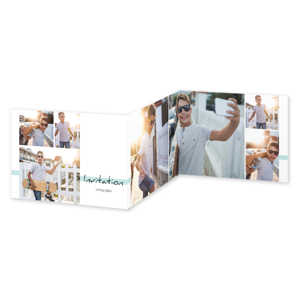 Double Folded Card Landscape 14,3 x 10 cm