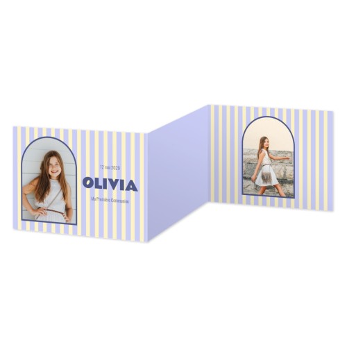 Faire-part 3 volets Paysage 14,3 x 10 cm Faire-part 3 volets Paysage 14,3 x 10 cm