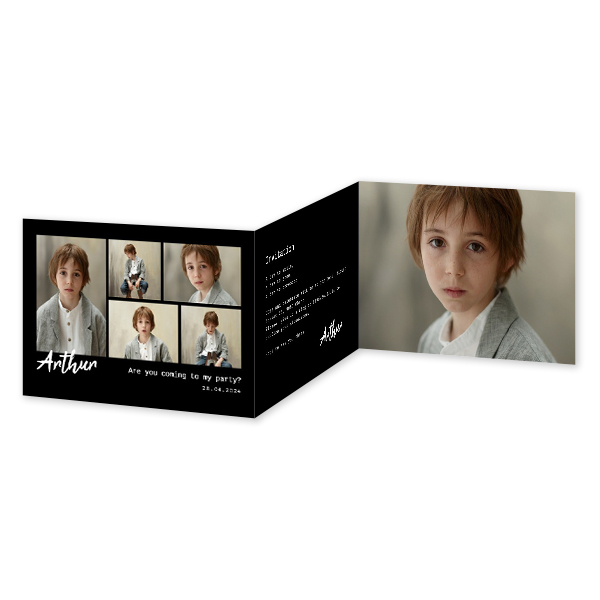 Fotokort 6 sider Liggende 14,3 x 10 cm