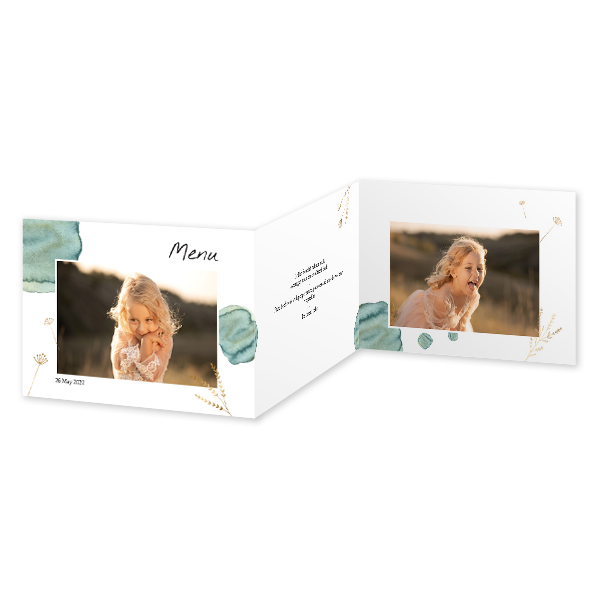 Double Folded Card Landscape 14,3 x 10 cm Double Folded Card Landscape 14,3 x 10 cm