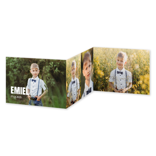 Double Folded Card Landscape 14,3 x 10 cm Double Folded Card Landscape 14,3 x 10 cm