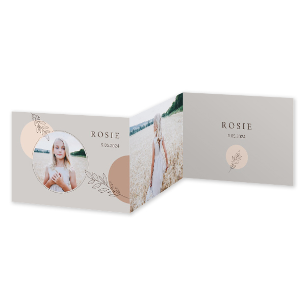 Double Folded Card Landscape 14,3 x 10 cm