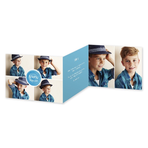 Dubbelgevouwen Kaart Liggend 14,3 x 10 cm