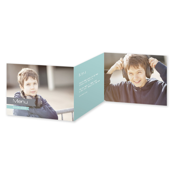 Dubbelgevouwen Kaart Liggend 14,3 x 10 cm