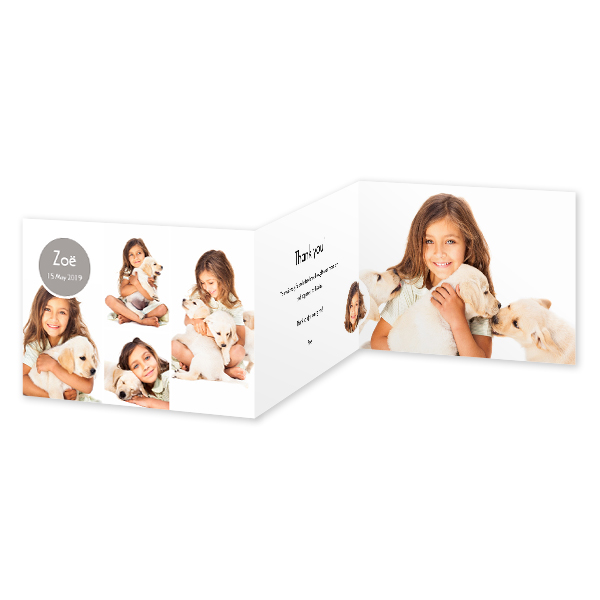 Double Folded Card Landscape 14,3 x 10 cm