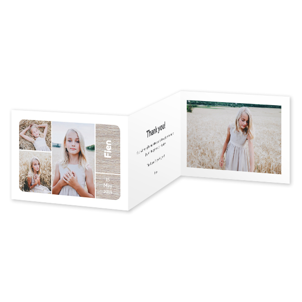 Double Folded Card Landscape 14,3 x 10 cm