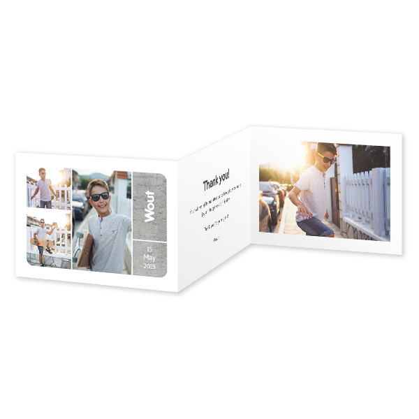 Double Folded Card Landscape 14,3 x 10 cm