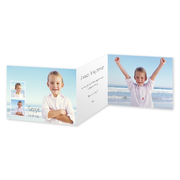 Double Folded Card Landscape 14,3 x 10 cm