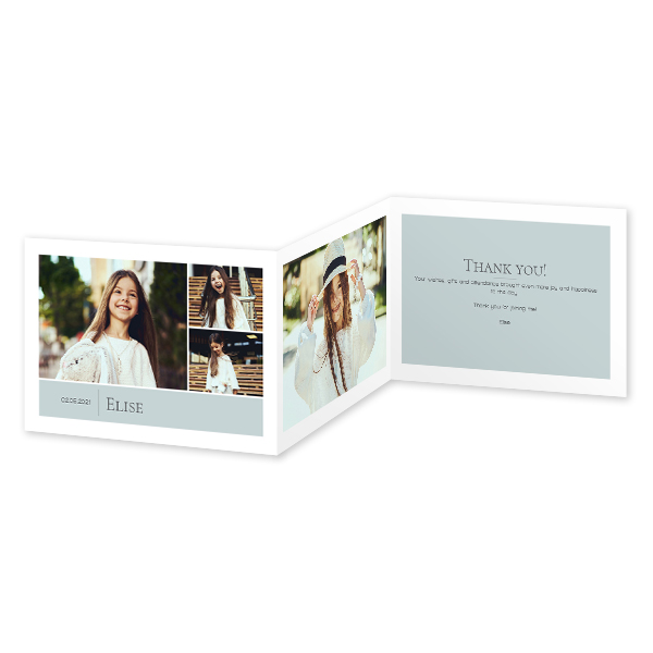 Double Folded Card Landscape 14,3 x 10 cm