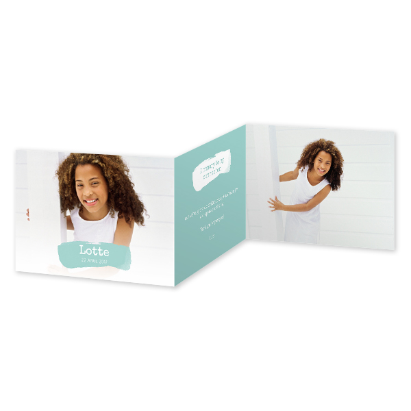 Double Folded Card Landscape 14,3 x 10 cm