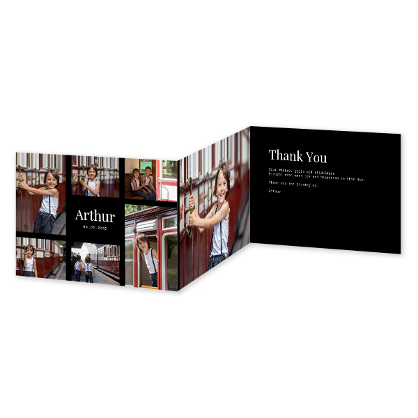 Faire-part 3 volets Paysage 14,3 x 10 cm Faire-part 3 volets Paysage 14,3 x 10 cm