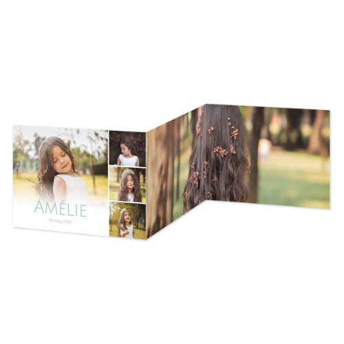 Dubbelgevouwen Kaart Liggend 14,3 x 10 cm