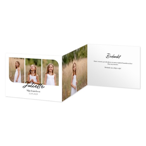 Dubbelgevouwen Kaart Liggend 14,3 x 10 cm Dubbelgevouwen Kaart Liggend 14,3 x 10 cm