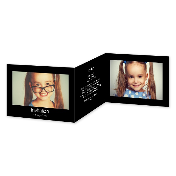 Dubbelgevouwen Kaart Liggend 14,3 x 10 cm