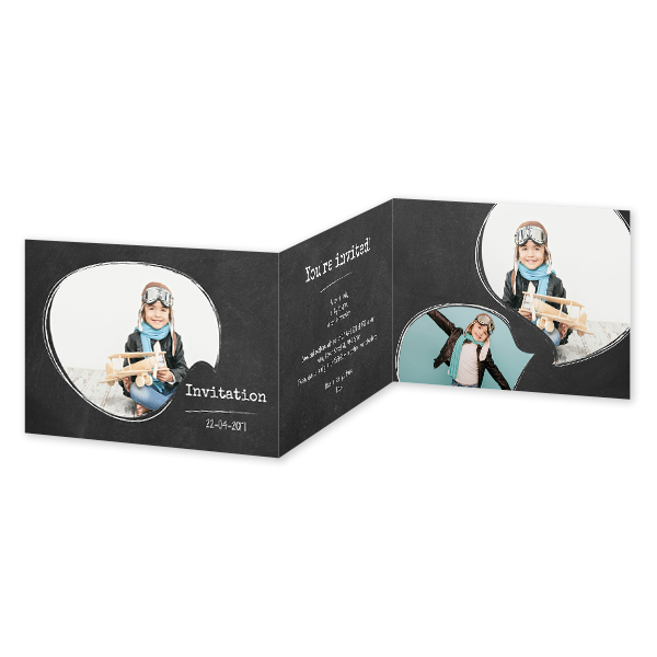 Double Folded Card Landscape 14,3 x 10 cm