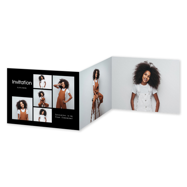 Faire-part 3 volets Paysage 14,3 x 10 cm Faire-part 3 volets Paysage 14,3 x 10 cm