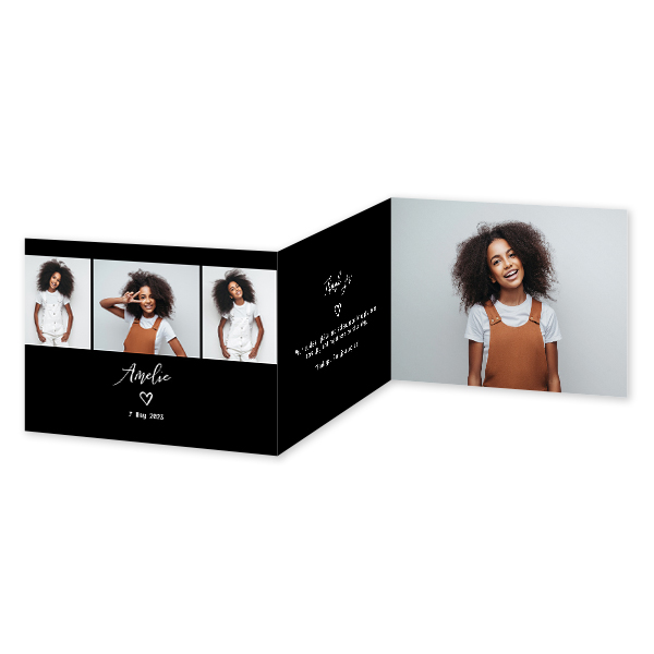 Double Folded Card Landscape 14,3 x 10 cm