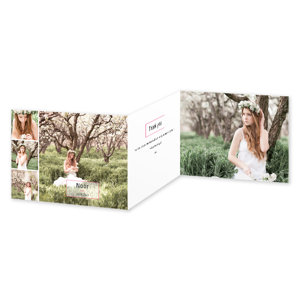 Fotokort 6 sider Landskab 14,3 x 10 cm