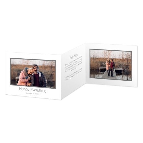 Faire-part 3 volets Paysage 14,3 x 10 cm Faire-part 3 volets Paysage 14,3 x 10 cm