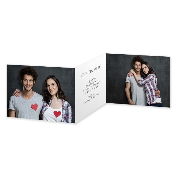 Fotokort 6 sidor Liggande 14,3 x 10 cm