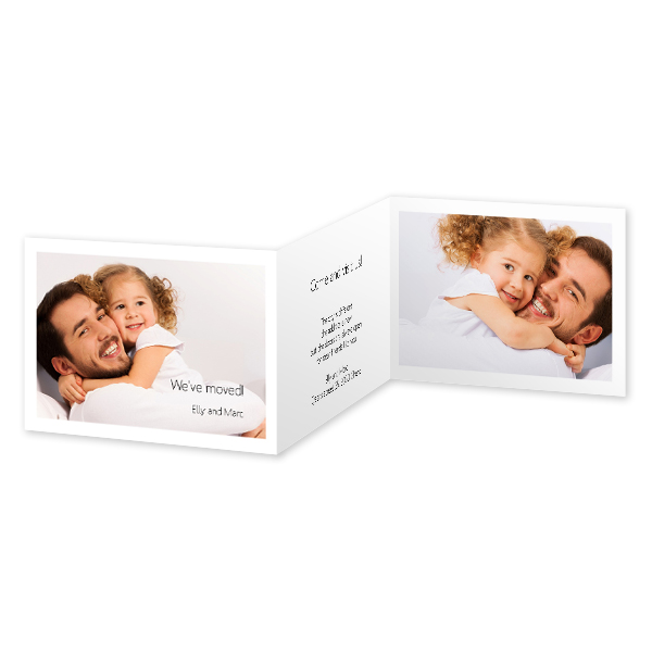 Faire-part 3 volets Paysage 14,3 x 10 cm Faire-part 3 volets Paysage 14,3 x 10 cm