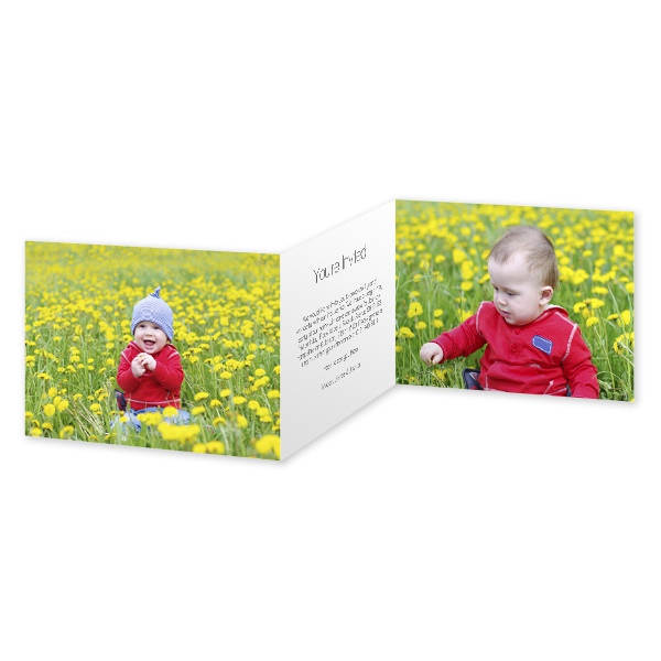 Double Folded Card Landscape 14,3 x 10 cm