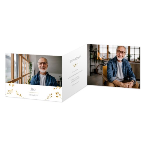 Double Folded Card Landscape 14,3 x 10 cm