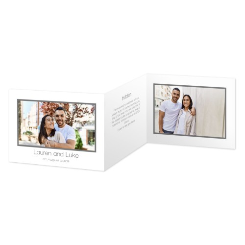 Faire-part 3 volets Paysage 14,3 x 10 cm Faire-part 3 volets Paysage 14,3 x 10 cm