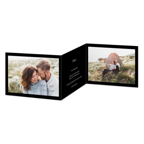 Faire-part 3 volets Paysage 14,3 x 10 cm Faire-part 3 volets Paysage 14,3 x 10 cm