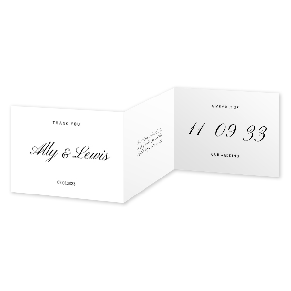 Faire-part 3 volets Paysage 14,3 x 10 cm Faire-part 3 volets Paysage 14,3 x 10 cm