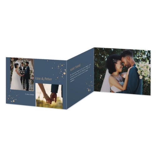 Faire-part 3 volets Paysage 14,3 x 10 cm