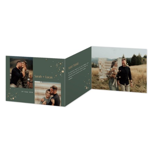 Faire-part 3 volets Paysage 14,3 x 10 cm Faire-part 3 volets Paysage 14,3 x 10 cm