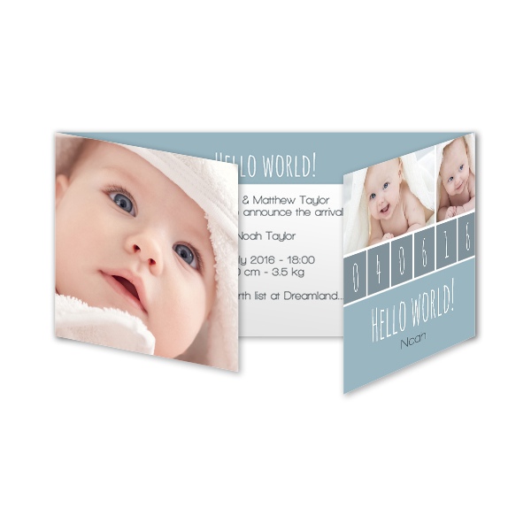 Double Folded Card Panoramic Landscape 19,6 x 9,3 cm Double Folded Card Panoramic Landscape 19,6 x 9,3 cm