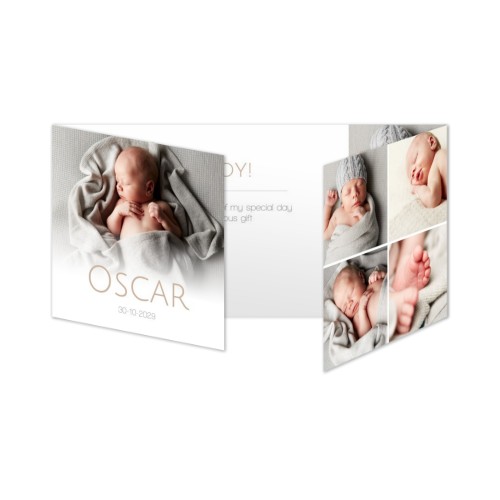 Dubbelgevouwen Kaart Panorama Liggend 19,6 x 9,3 cm Dubbelgevouwen Kaart Panorama Liggend 19,6 x 9,3 cm